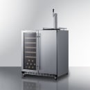 Summit SWBC3041 30" Dual Zone Draft Wine System/Cellar with (1) 1/6 Size Keg Capacity - Stainless, 115v thumbnail 7