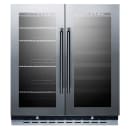 Summit SWBV3067B 30" Two Section Wine Cooler w/ (1) Zone, 33 Bottle Capacity, 115v thumbnail 2