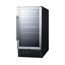 Summit SWC182Z 17 3/4" One Section Wine Cooler w/ (2) Zones - 28 Bottle Capacity, 115v thumbnail 2