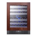 Summit SWC532BLBISTPNR 23 1/2" One Section Wine Cooler w/ (2) Zones - 46 Bottle Capacity, 115v thumbnail 2