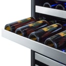 Summit SWC532BLBISTPNR 23 1/2" One Section Wine Cooler w/ (2) Zones - 46 Bottle Capacity, 115v thumbnail 4