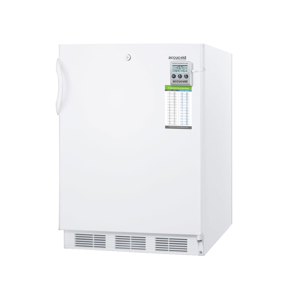 Accucold 24" One-Section Undercounter Medical Freezer - White, 115v (VT65MLBIMEDADA)