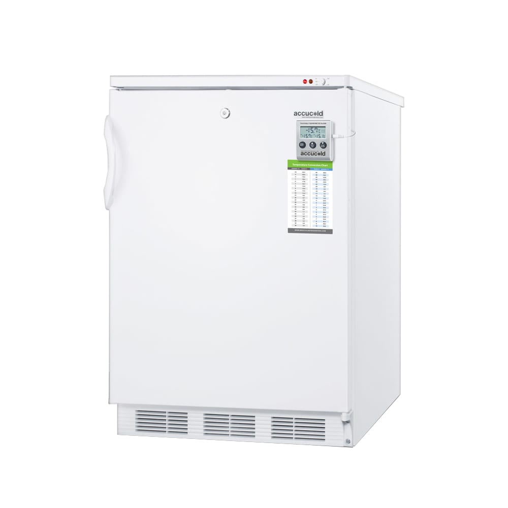 Accucold 24" One-Section Undercounter Medical Freezer - White, 115v (VT65MLMED)