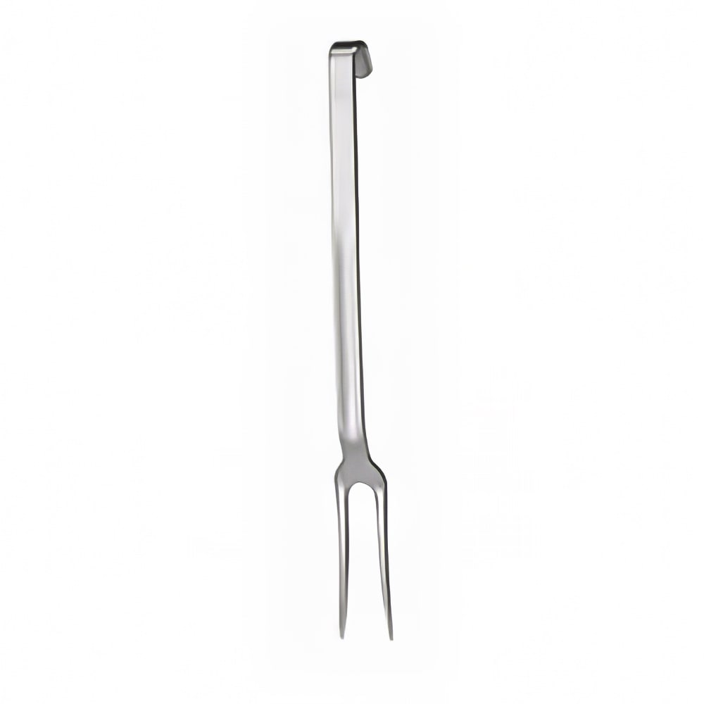 Rosle 13.4" Roasting Fork w/ Hooked Handle, Stainless (10085)