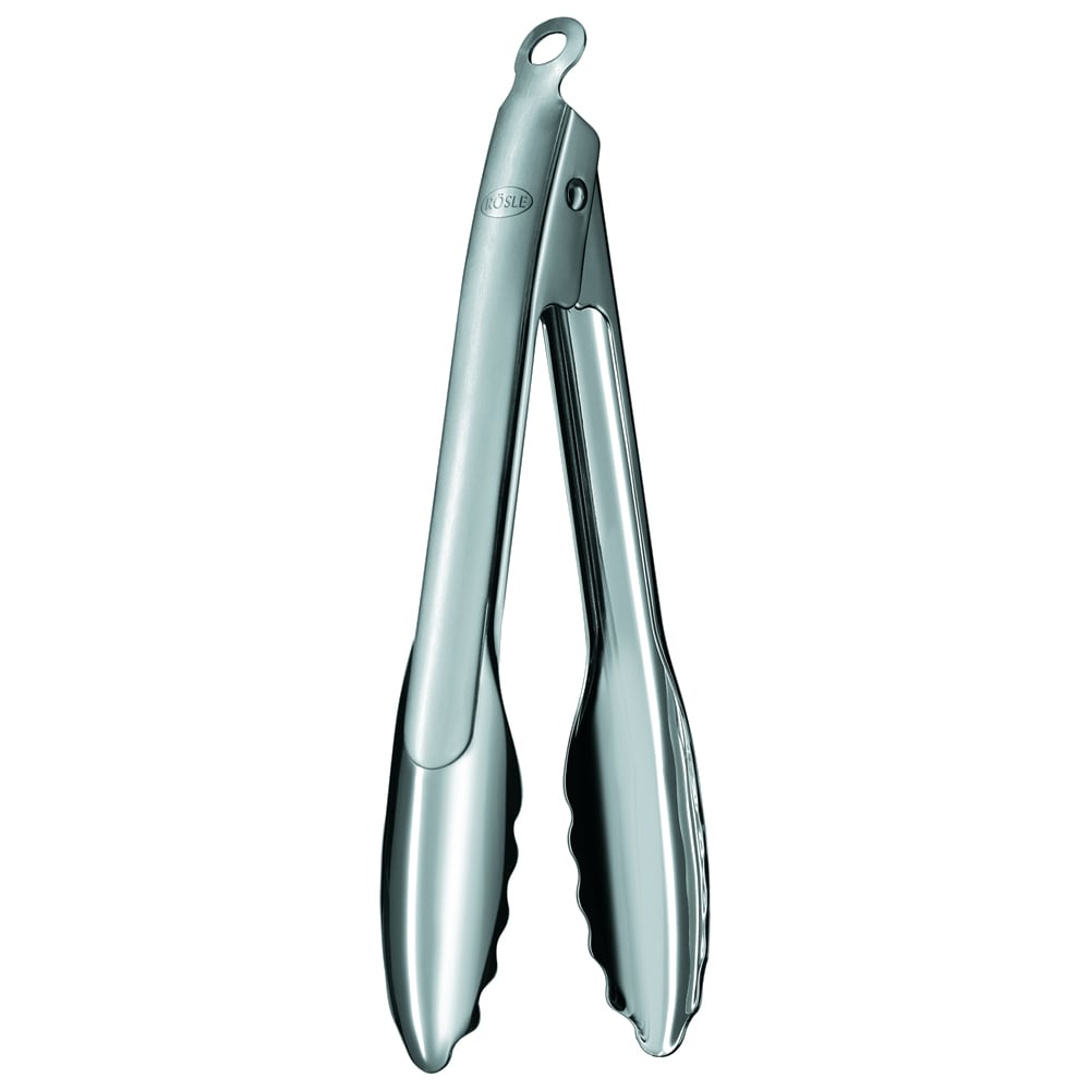 Rosle 9.1"L Stainless Utility Tongs (12915)