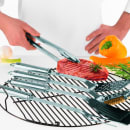 Rosle 9.1"L Stainless Utility Tongs (12915) thumbnail 3