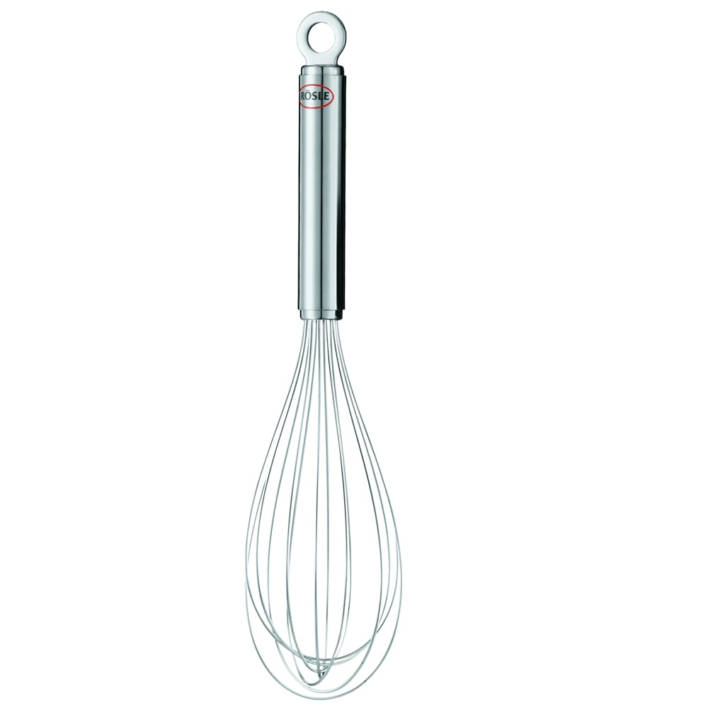 Rosle 6.7" Egg Whisk w/ Round Handle & 12 Wires, Stainless (95598)
