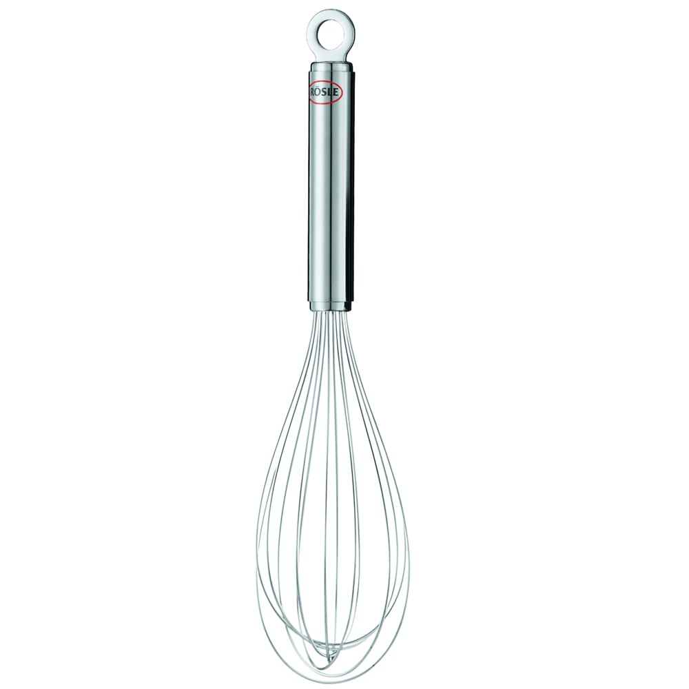 Rosle 10.6" Egg Whisk w/ Round Handle & 14 Wires, Stainless (95600)