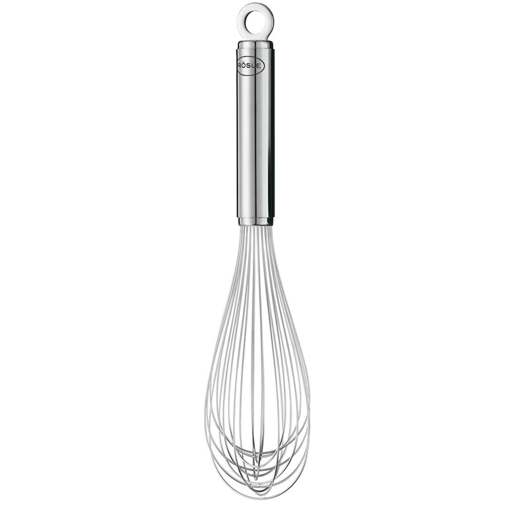 Rosle 12.6" Balloon Whisk Beater w/ Round Handle & 24-Wires, Stainless (95611)