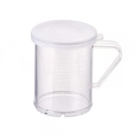 American Metalcraft 10SD 10 oz Dredge w/ (3) Assorted Size Lids, Polycarbonate thumbnail 3