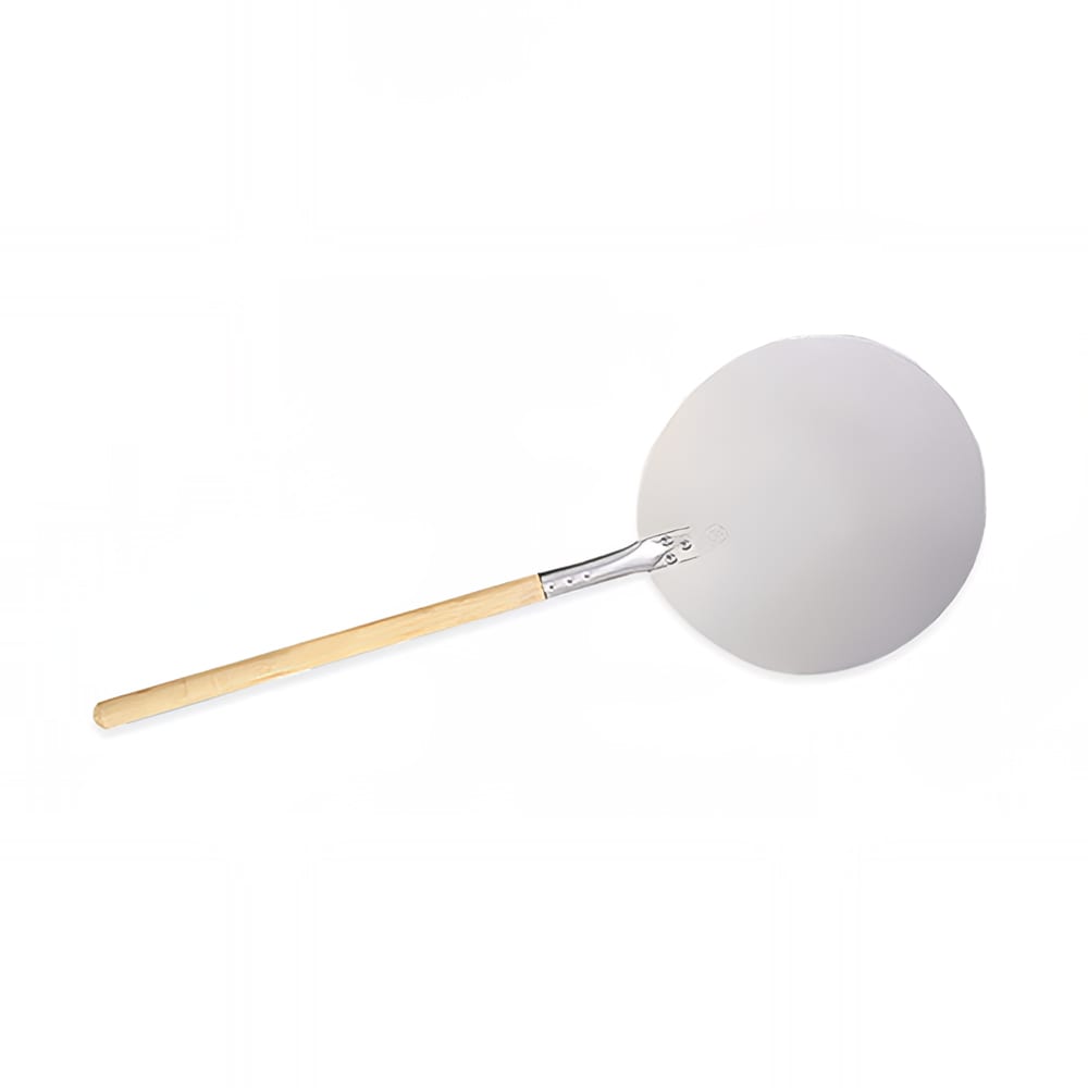American Metalcraft 17160 38" Pizza Peel w/ 16" Round Aluminum Blade, Wood Handle
