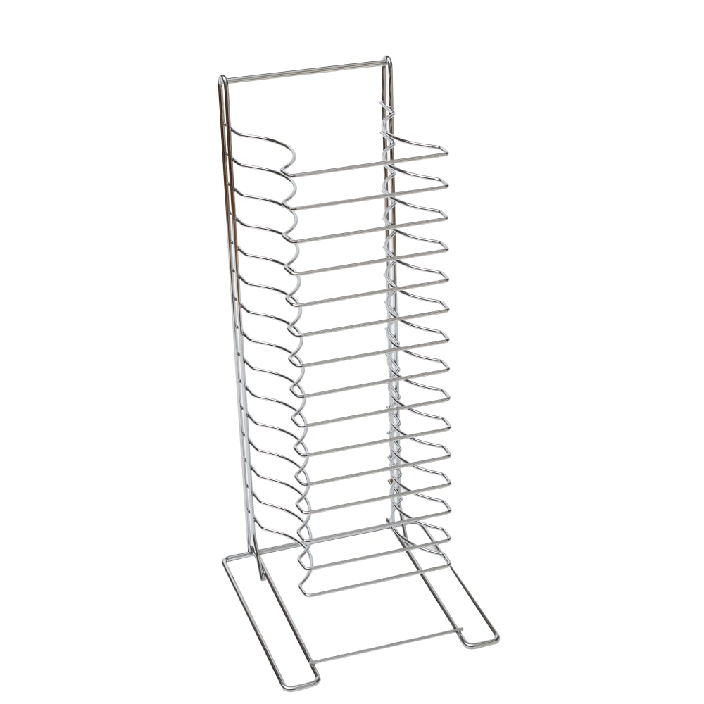 American Metalcraft 19029 Pizza Pan Rack w/ 15 Shelf Capacity, Chrome/Steel