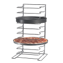 American Metalcraft 19033 Pizza Pan Rack w/ 11 Shelf Capacity for 16" To 23" Pan, Chrome/Steel thumbnail 9