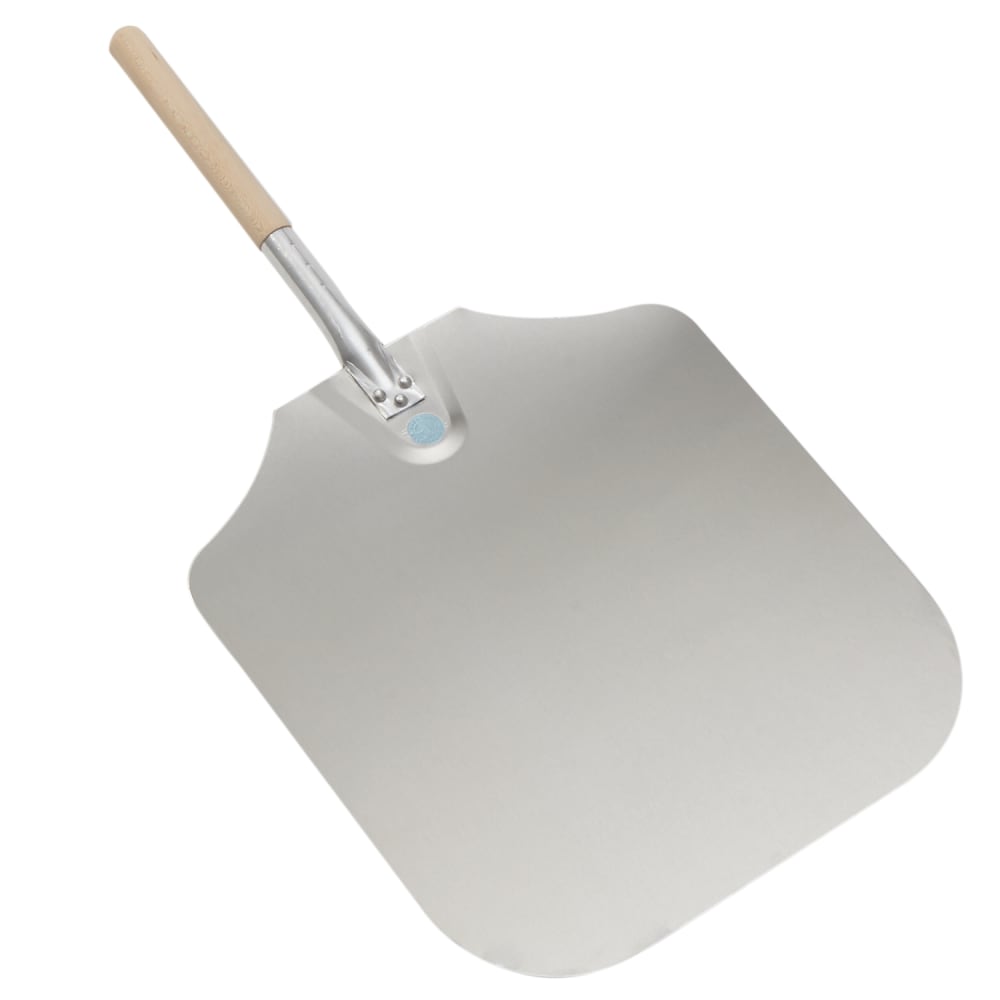 American Metalcraft 3016 30" Pizza Peel w/ 18" x 16" Aluminum Blade, Wood Handle