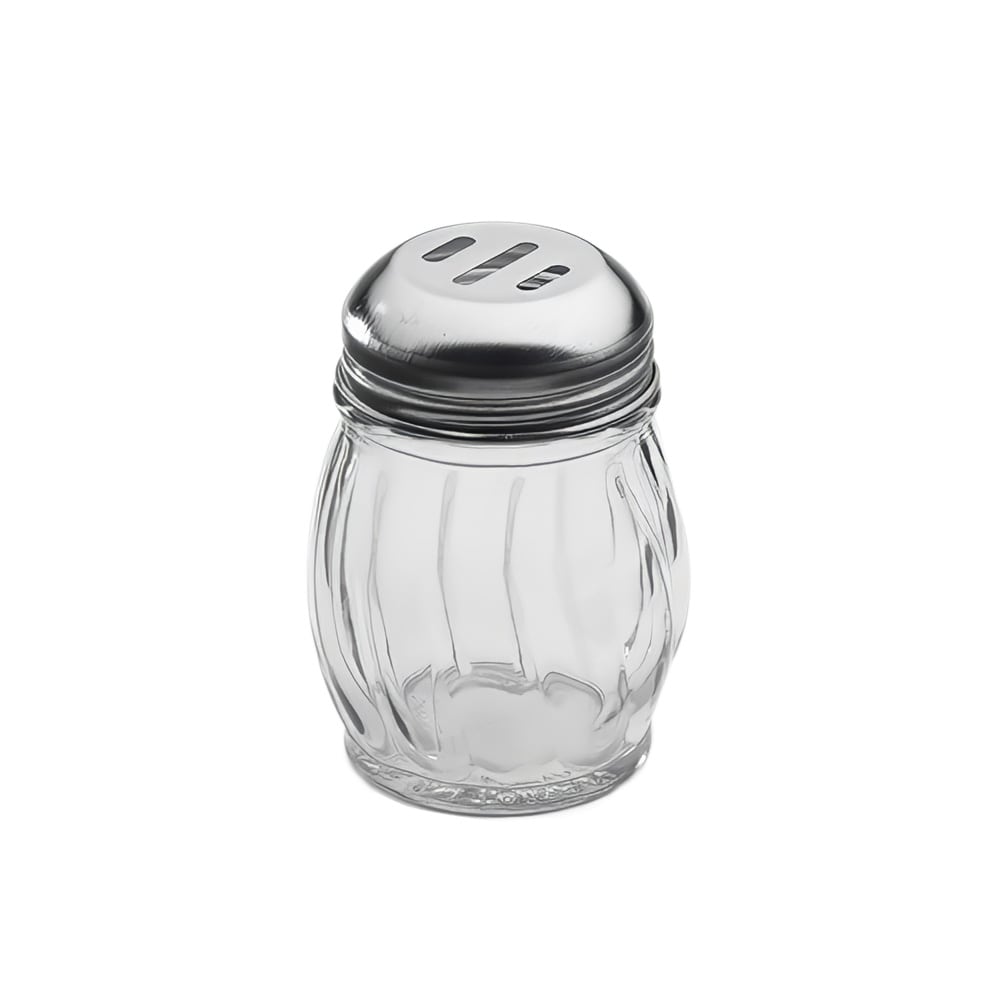 American Metalcraft 3307-SHAKER Spice Shaker w/ 6 oz Capacity & Top, Glass/Stainless
