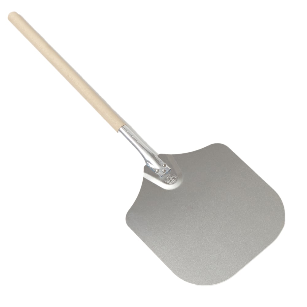 American Metalcraft 3512 35 1/2" Pizza Peel w/ 14" x 12" Aluminum Blade, Wood Handle