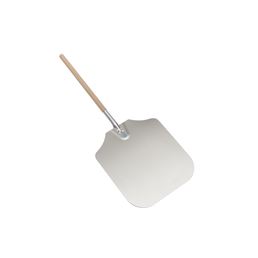 American Metalcraft 4016 39 1/2" Pizza Peel w/ 18" x 16" Aluminum Blade, Wood Handle