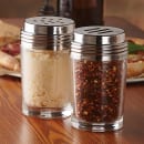 American Metalcraft 4406 6 oz Cheese Shaker w/ Stainless Steel Lid - Glass, Clear thumbnail 2