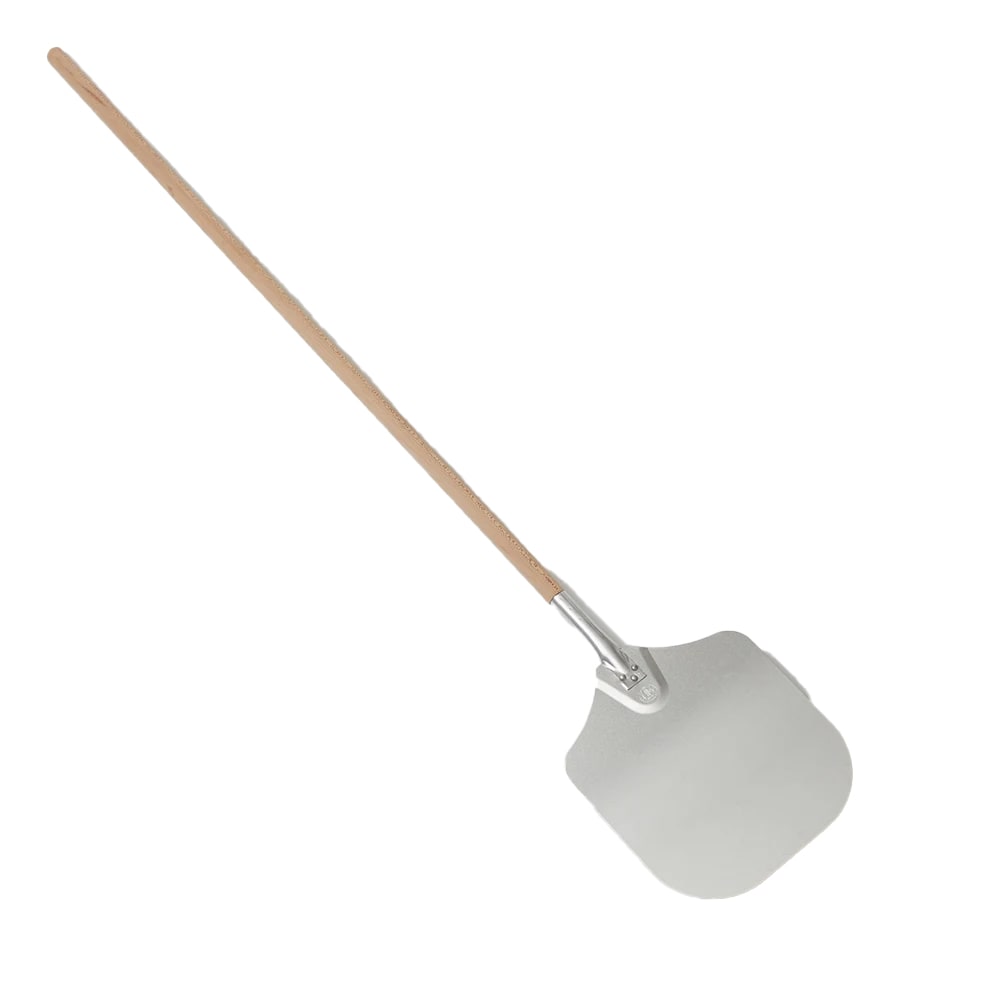 American Metalcraft 6412 64" Pizza Peel w/ 14" x 12", Aluminum Blade, Wood Handle