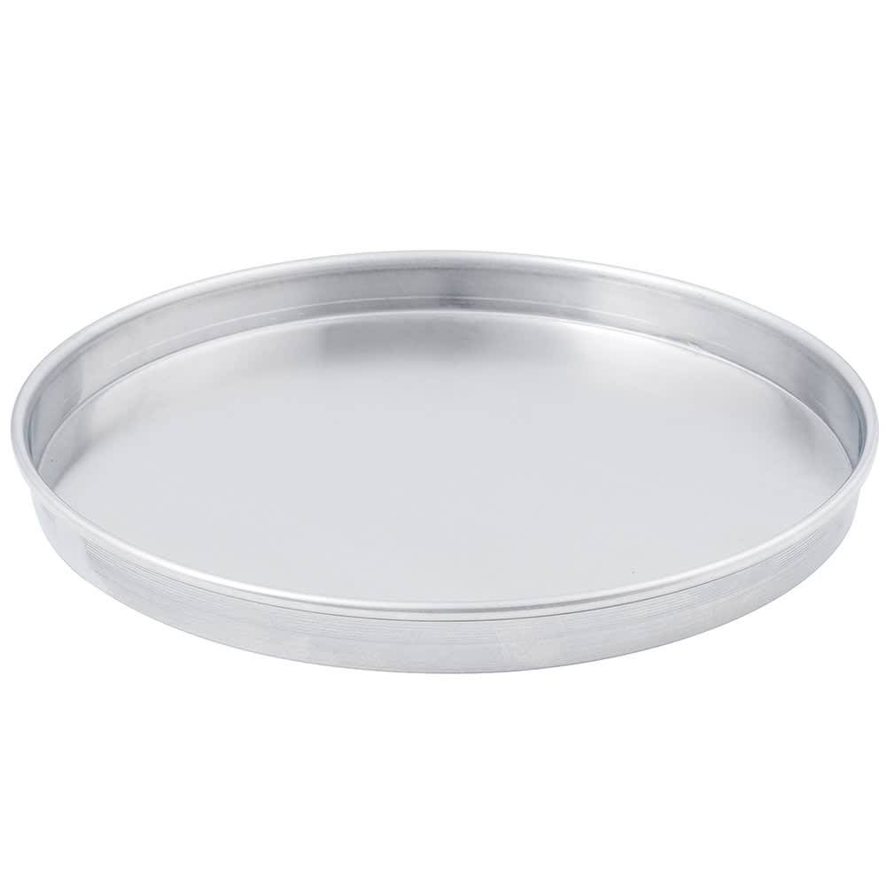 American Metalcraft A4010 10" Straight Sided Pizza Pan, 1" Deep, Solid, Aluminum