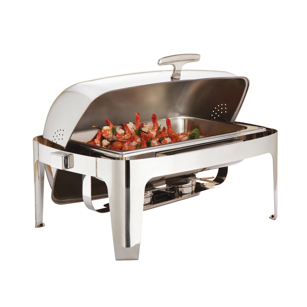 American Metalcraft ADAGIORT26 Full Size Chafer w/ Roll-top Lid & Chafing Fuel Heat
