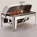 American Metalcraft ADAGIORT26 Full Size Chafer w/ Roll-top Lid & Chafing Fuel Heat thumbnail 2