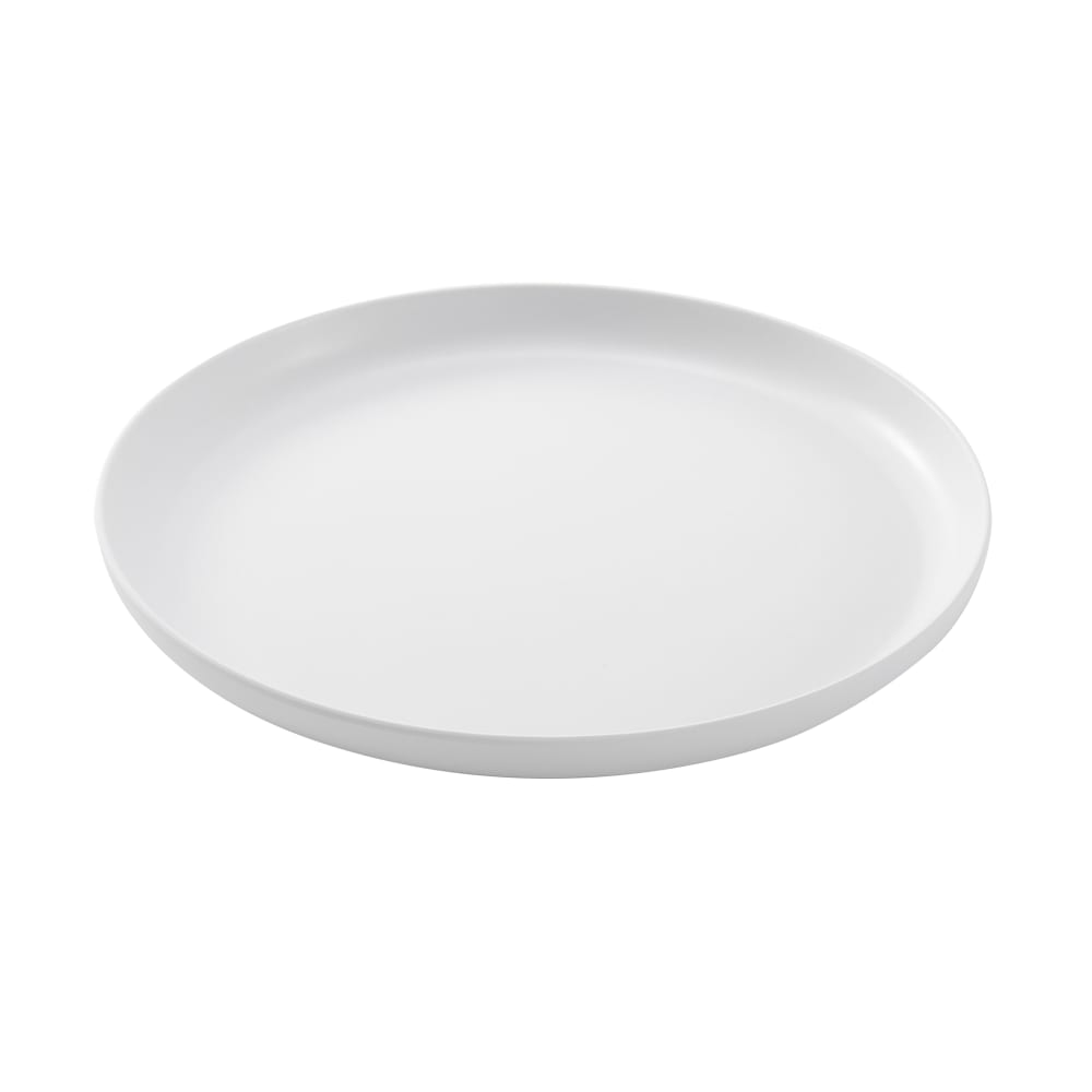 American Metalcraft ARP10WH 10 1/2" Round Melamine Coupe Plate, White