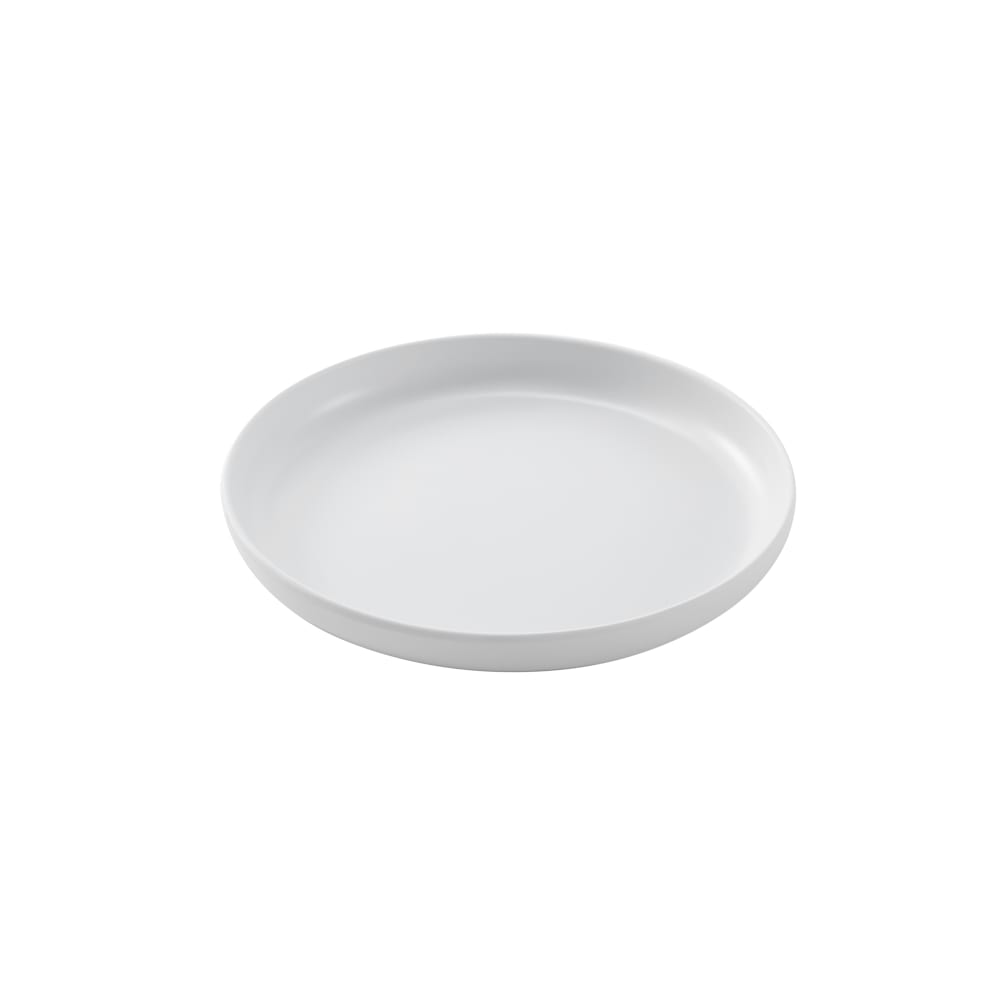 American Metalcraft ARP6WH 6 1/4" Round Melamine Coupe Plate, White