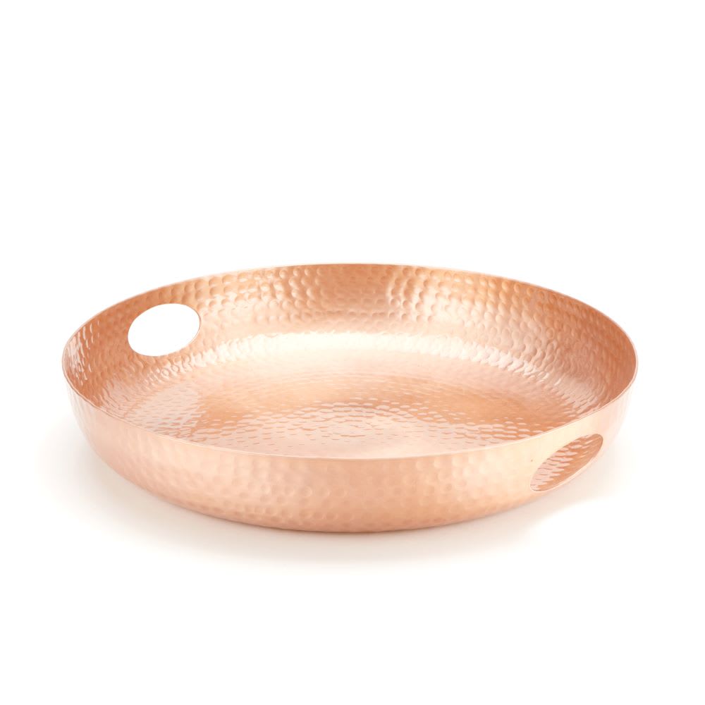 American Metalcraft ATHC16 16" Round Beverage Tray, Aluminum, Copper