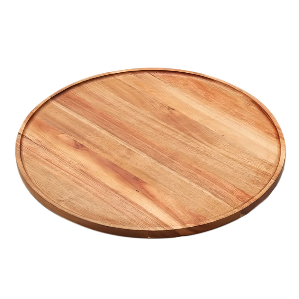 American Metalcraft ATP16 16" Round Serving Board - Acacia Wood
