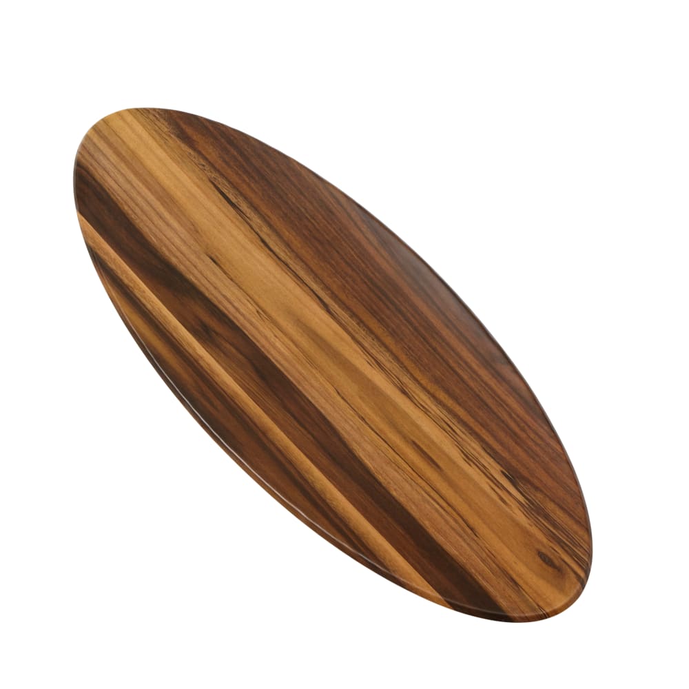 American Metalcraft AWM25 Oval Serving Board - 25 1/2" x 10 1/4", Melamine, Acacia Wood