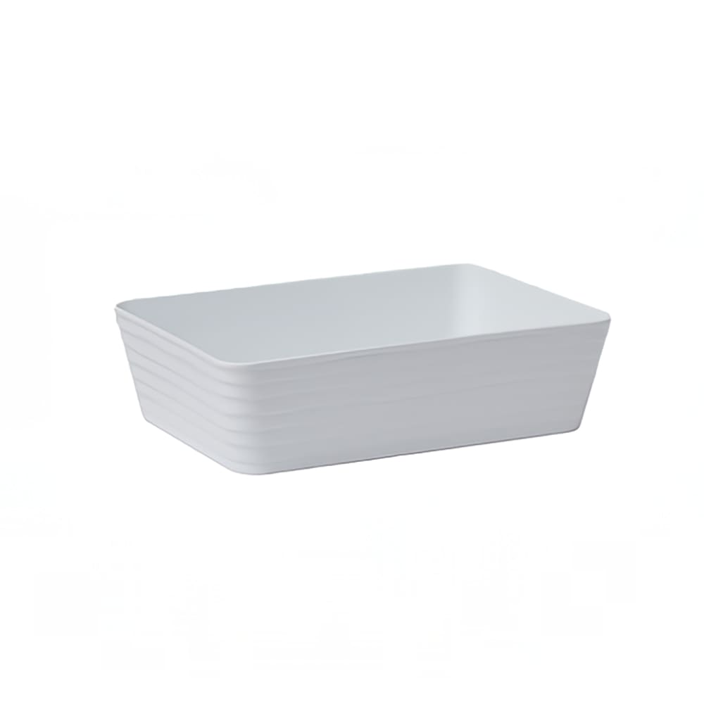 American Metalcraft B11W 96 oz Rectangular Del Mar Serving Bowl - Plastic, White