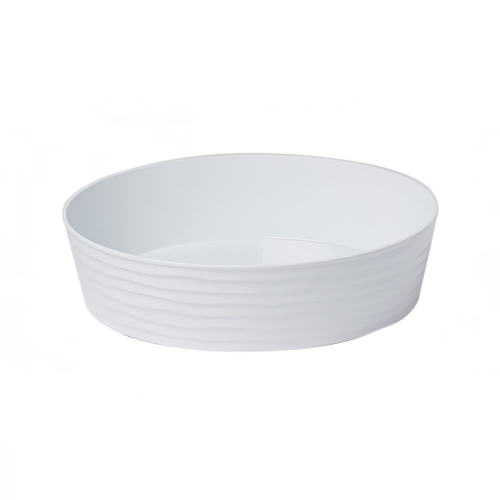 American Metalcraft B12W 118 oz Round Del Mar Serving Bowl - Plastic, White
