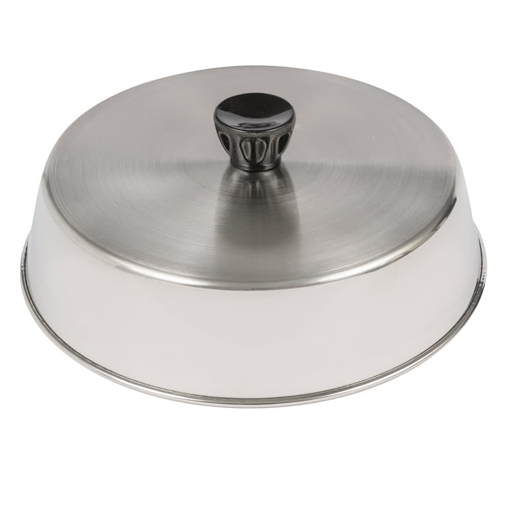 American Metalcraft BA840S 8 3/8" Basting Cover w/ Bakelite Knob, Black, Stainless