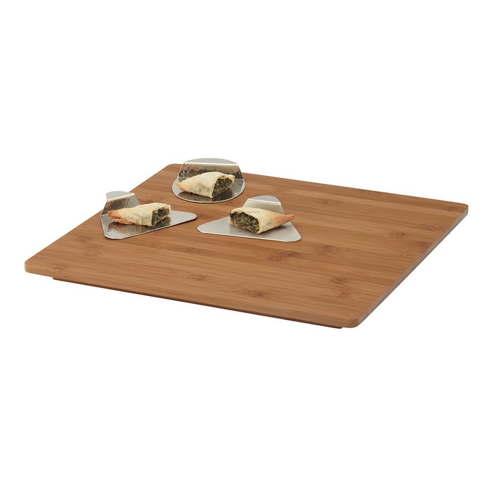 American Metalcraft BAM141 14 3/8" Square Bamboo Platter