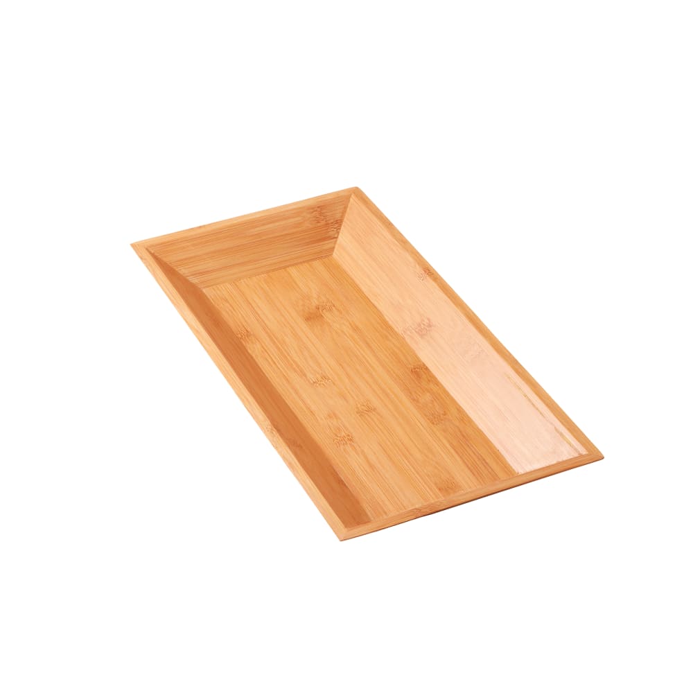American Metalcraft BAM18 Rectangular Bamboo Tray - 14 1/2x8 1/4