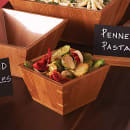 American Metalcraft BAM53 5" Square Bamboo Bowl thumbnail 2