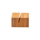 American Metalcraft BAMCH125 Tabletop Menu Card Holder - 1 1/4" x 1 1/8", Natural Bamboo thumbnail 2