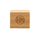 American Metalcraft BAMCH125 Tabletop Menu Card Holder - 1 1/4" x 1 1/8", Natural Bamboo thumbnail 4