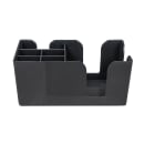 American Metalcraft BAR6 Plastic Bar Organizer w/ (6) Compartments, Black thumbnail 2