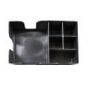 American Metalcraft BAR6 Plastic Bar Organizer w/ (6) Compartments, Black thumbnail 4