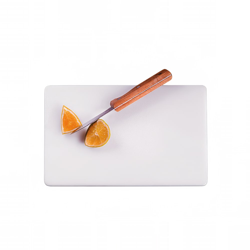 American Metalcraft BB6105 Bar Board w/ Non Slip Ridges, 6x10", White/Plastic