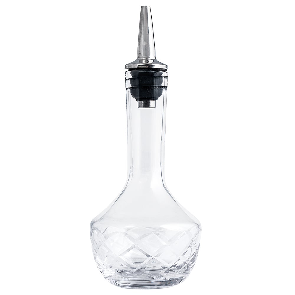 American Metalcraft BBC2 4 oz Bitters Bottle w/ Stainless/Silicone Dasher