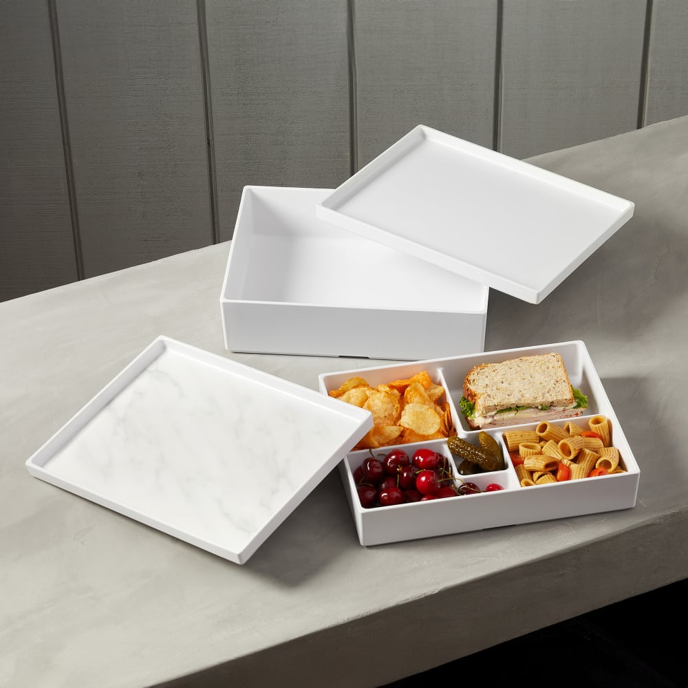 American Metalcraft BBLWM Lid for BB1WH & BB5WH - Plastic, White Marble