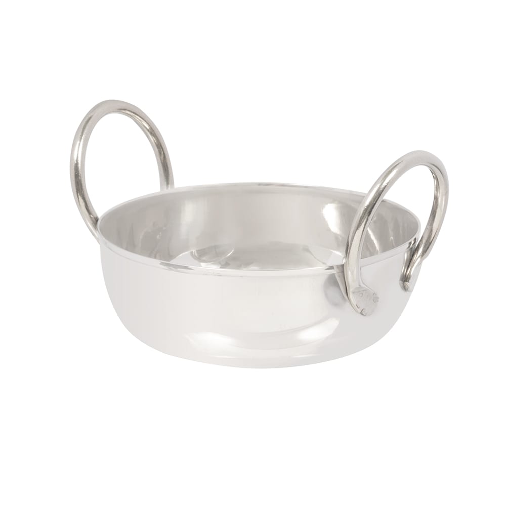 American Metalcraft BD35 10 oz Round Balti Dish, Stainless