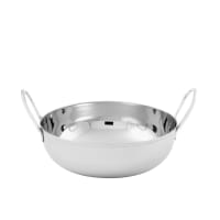 American Metalcraft BD87 8" Round Balti Dish w/ 62 oz Capacity, Doubled Handle, Mirror Finish, Stainless thumbnail 5