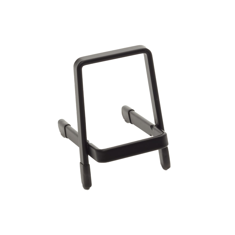 American Metalcraft BDS2 3 2/5" Tabletop Menu Card Holder - Metal, Black