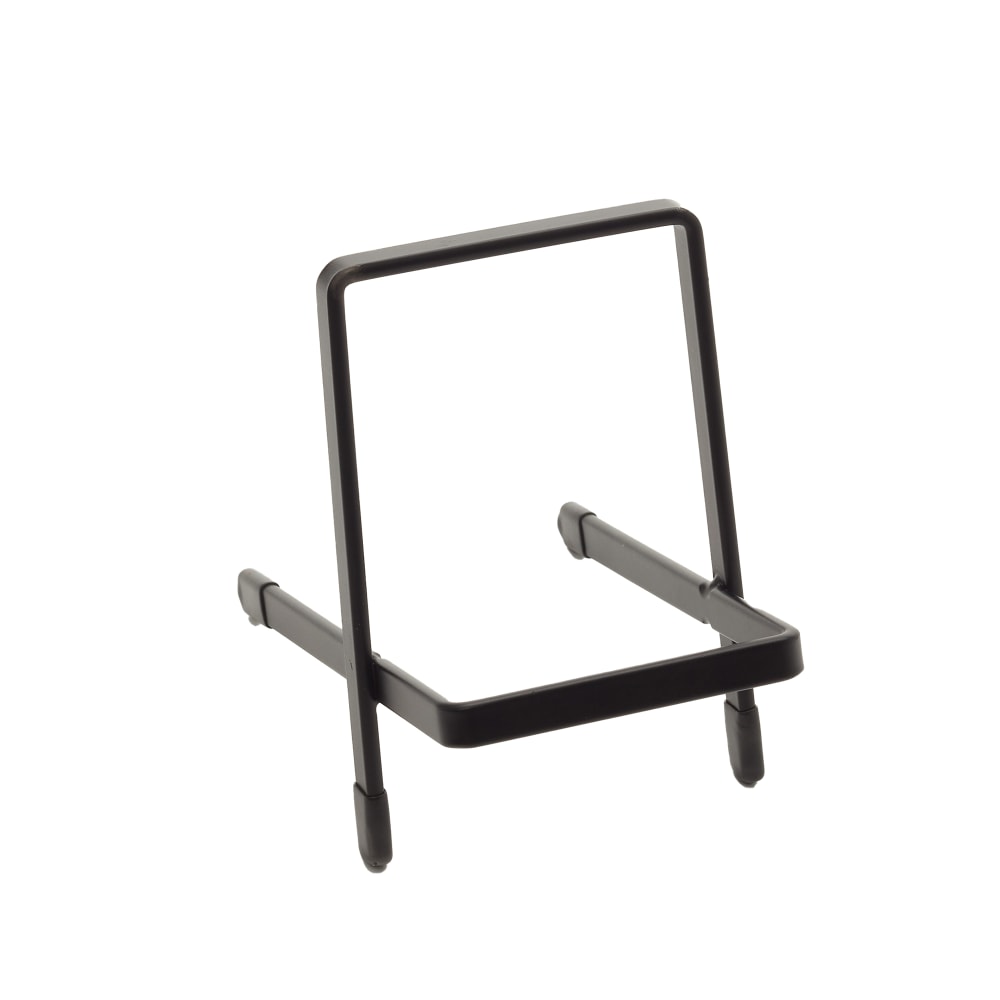 American Metalcraft BDS3 4 1/2" Tabletop Menu Card Holder - Metal, Black