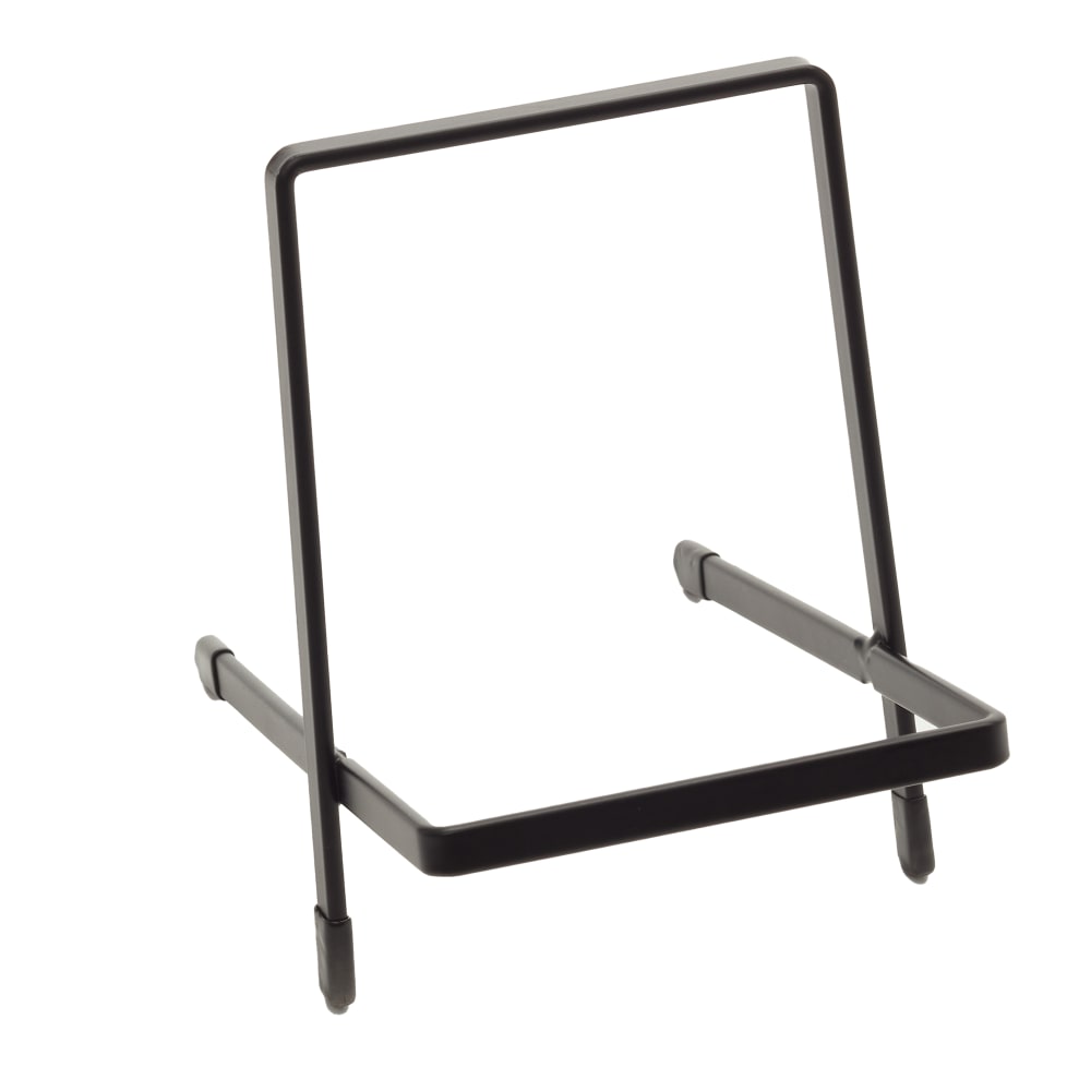 American Metalcraft BDS4 5 3/4" Tabletop Menu Card Holder - Metal, Black
