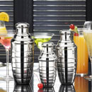 American Metalcraft BHS117 16 oz Stainless Bar Cocktail Shaker Set thumbnail 2